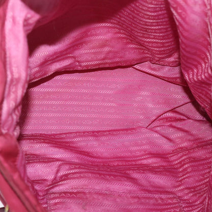 Prada Tote Bag Nylon Pink  46322