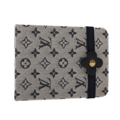 Louis Vuitton Monogram Mini Carnet MM Day Planner Cover Blue RR1012 Auth 46341