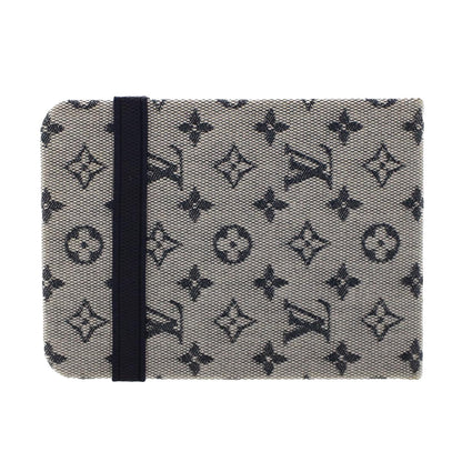 Louis Vuitton Monogram Mini Carnet MM Day Planner Cover Blue RR1012 Auth 46341