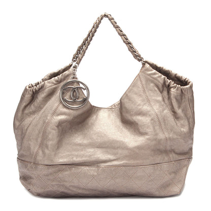 Chanel Coco Cabas Tote Leather Tote Bag in Good condition