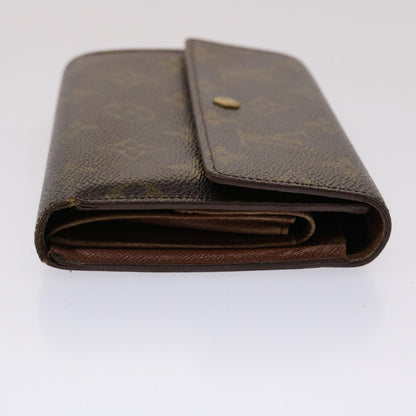 Louis Vuitton Monogram Porte Tresor Etui Papie Wallet M61202 LV Auth 46800