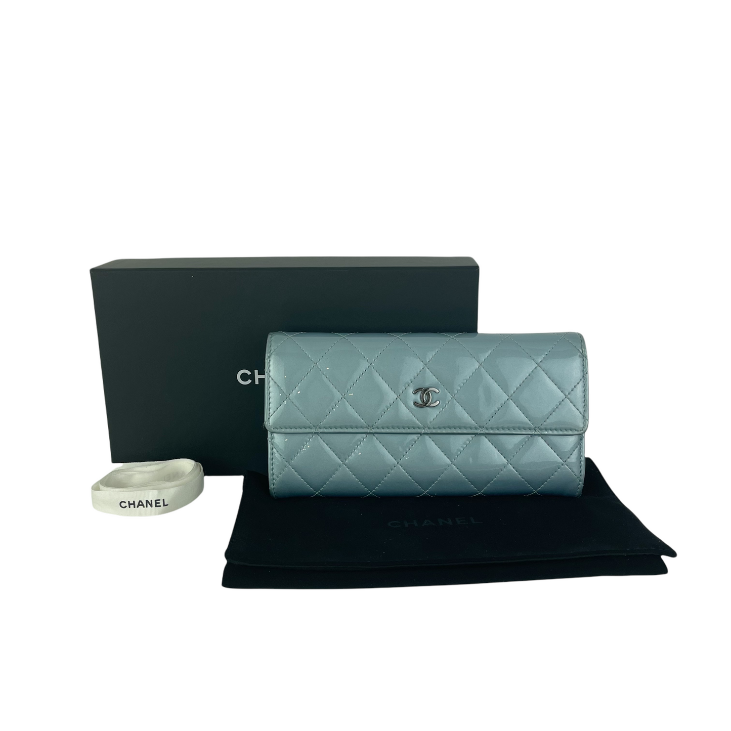 Wallet Patent Blue SHW