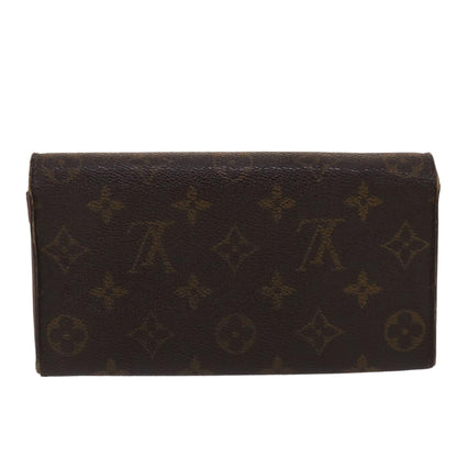 Louis Vuitton Monogram Portefeuille Sarah Long Wallet M60531 LV Auth 46825