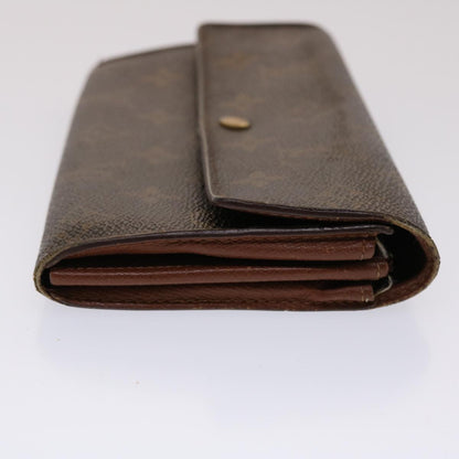 Louis Vuitton Monogram Portefeuille Sarah Long Wallet M60531 LV Auth 46825