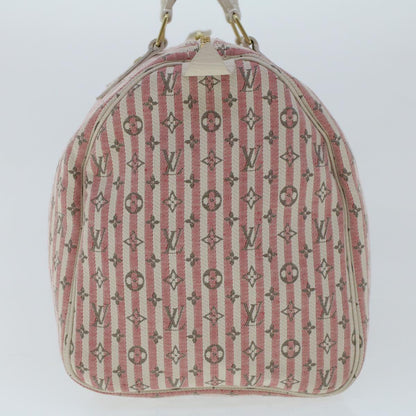 LOUIS VUITTON Monogram Mini Lin Croisette Speedy 30 Hand Bag M95501 Auth 46940