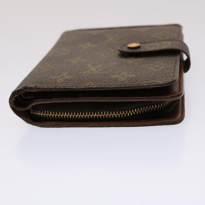 Louis Vuitton Monogram Porte Papier Zip Wallet M61207 LV Auth 47124