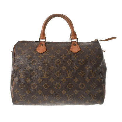 Louis Vuitton Brown Canvas Speedy 30 handbag bag