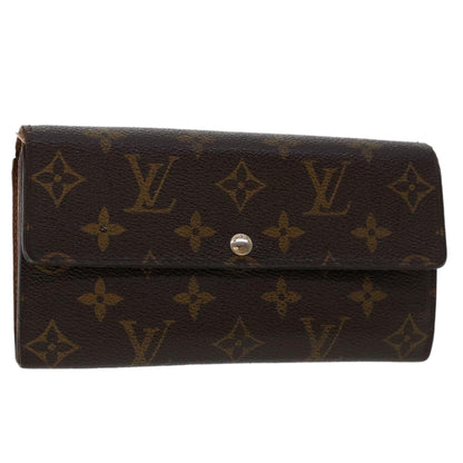 Louis Vuitton Monogram Portefeuille Sarah Long Wallet M60531 LV Auth 47299