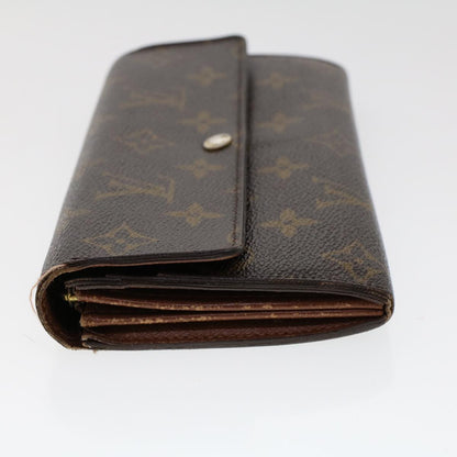 Louis Vuitton Monogram Portefeuille Sarah Long Wallet M60531 LV Auth 47299