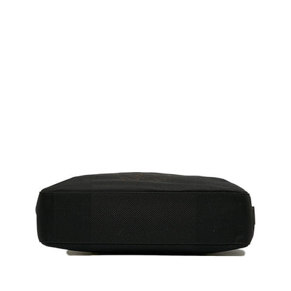 Louis Vuitton Jeanne Jacks Business Bag M93082 Noir Black Canvas Leather Men Louis Vuitton