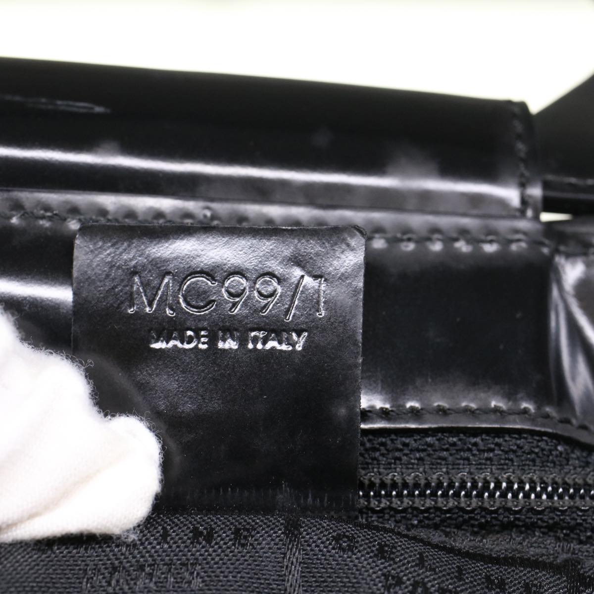 Celine Macadam Canvas Hand Bag Brown  47388