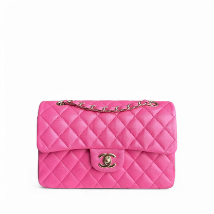 Chanel Classic Flap Small - Caviar 23CM Quilted Light Pink Series 30