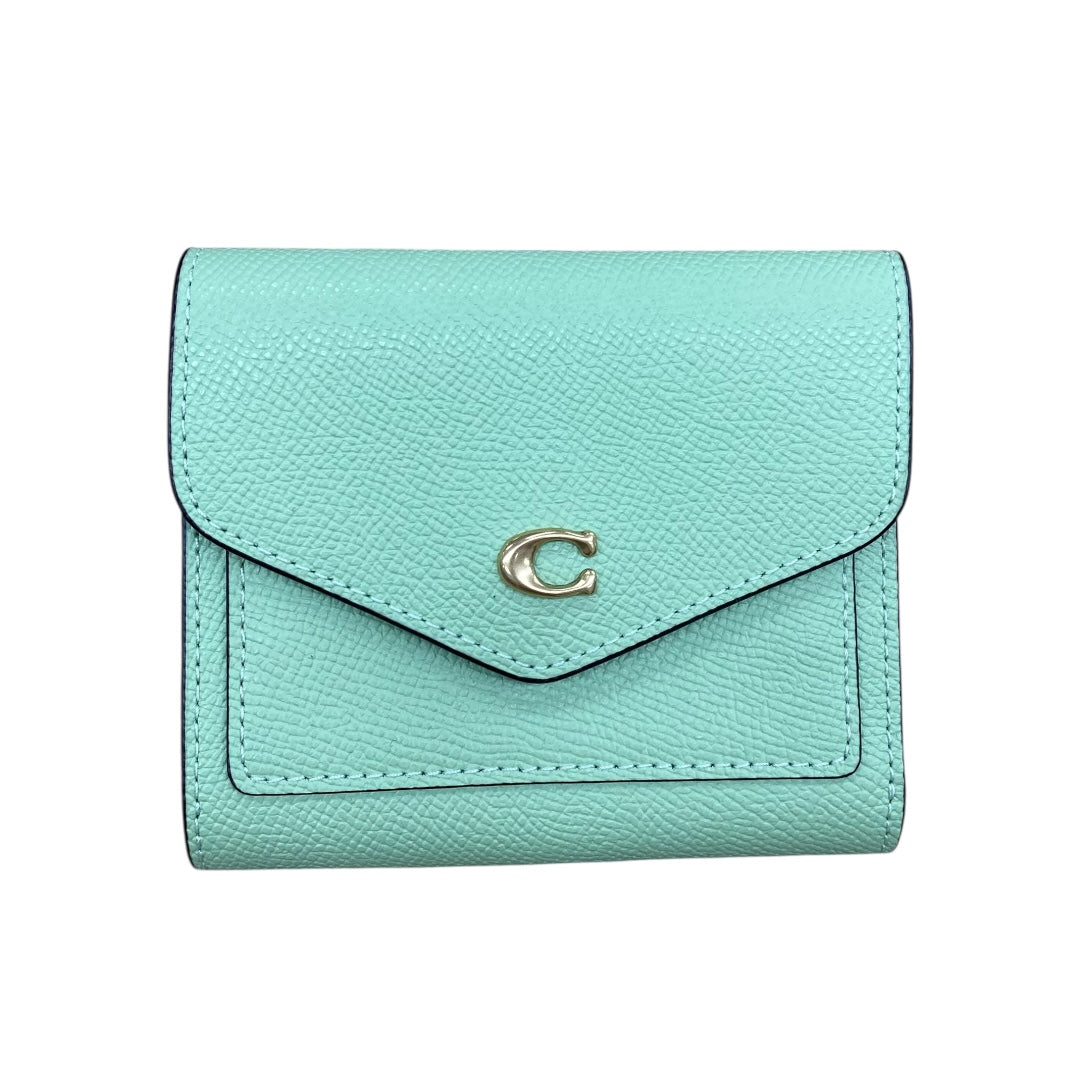 Wallet Designer By Coach In Green, Size:Small