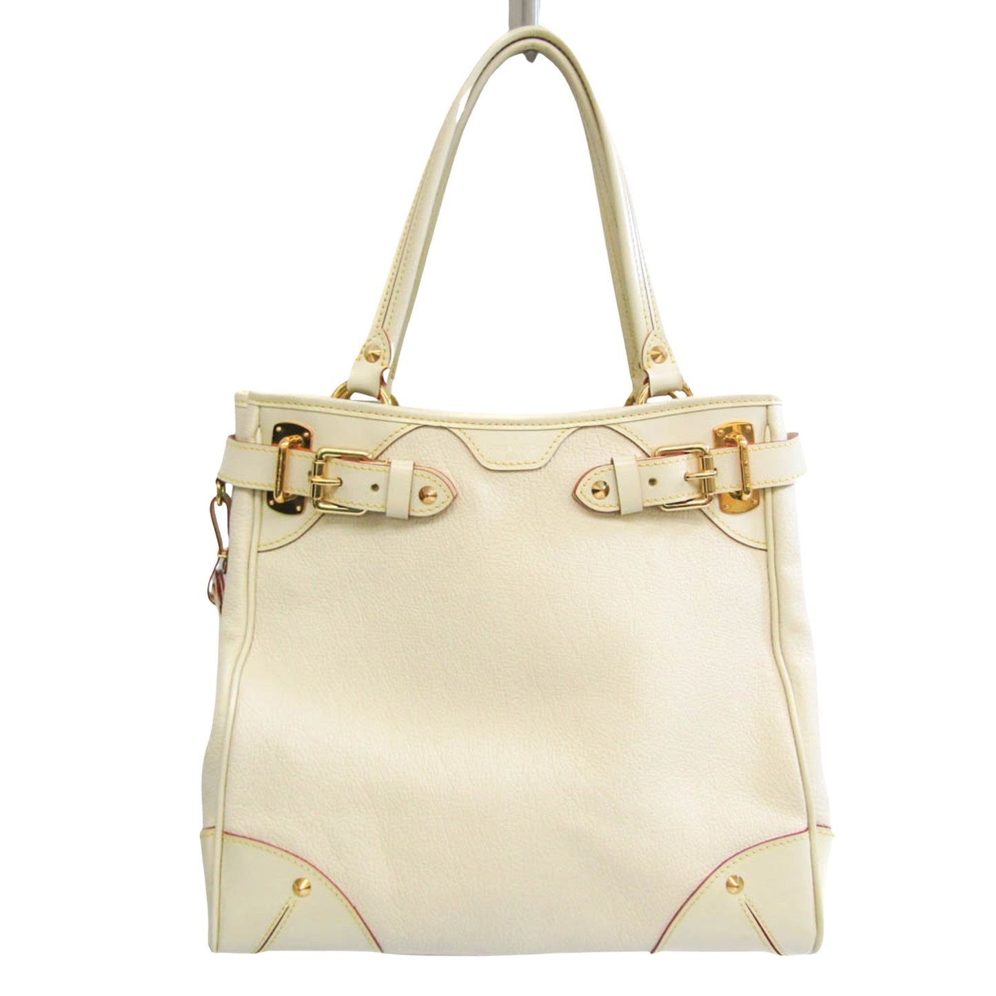 Louis Vuitton White Leather Majesty tote bag