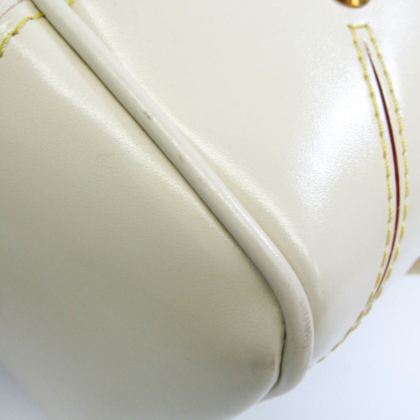 Louis Vuitton White Leather Majesty tote bag