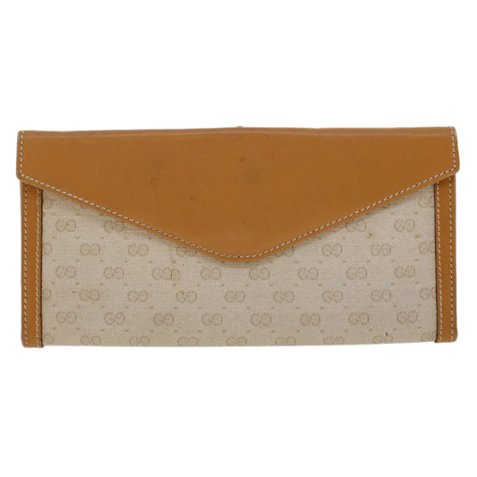 GUCCI Micro GG Canvas Long Wallet Beige 035.03.0285  47667