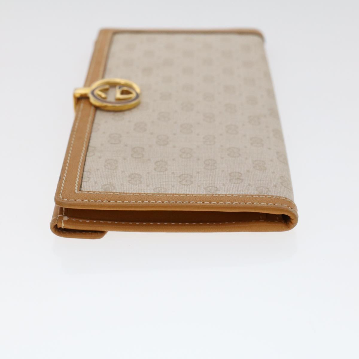 GUCCI Micro GG Canvas Long Wallet Beige 035.03.0285  47667