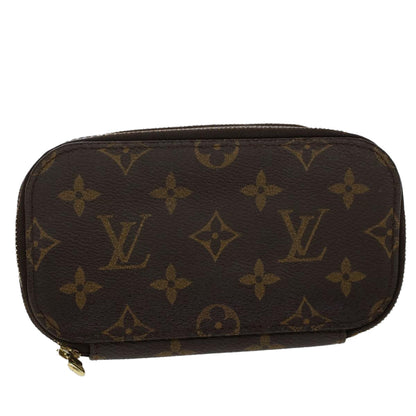 LOUIS VUITTON Monogram Trousse Brush PM Cosmetic Pouch M47510 LV  47866