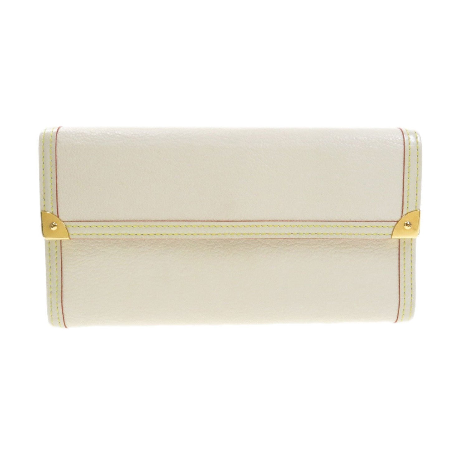 Louis Vuitton White Leather Suhali wallet accessories