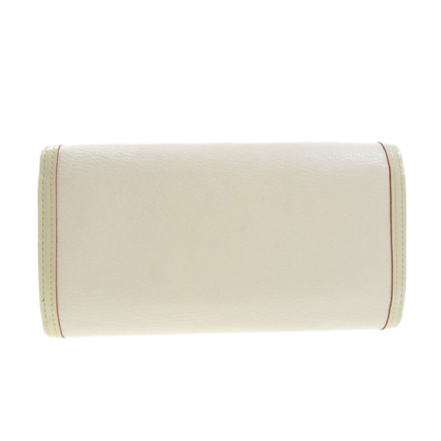 Louis Vuitton White Leather Suhali wallet accessories