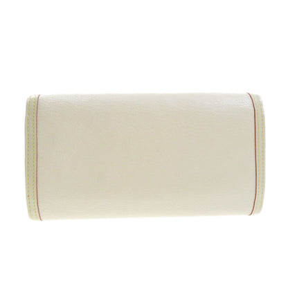 Louis Vuitton White Leather Suhali wallet accessories