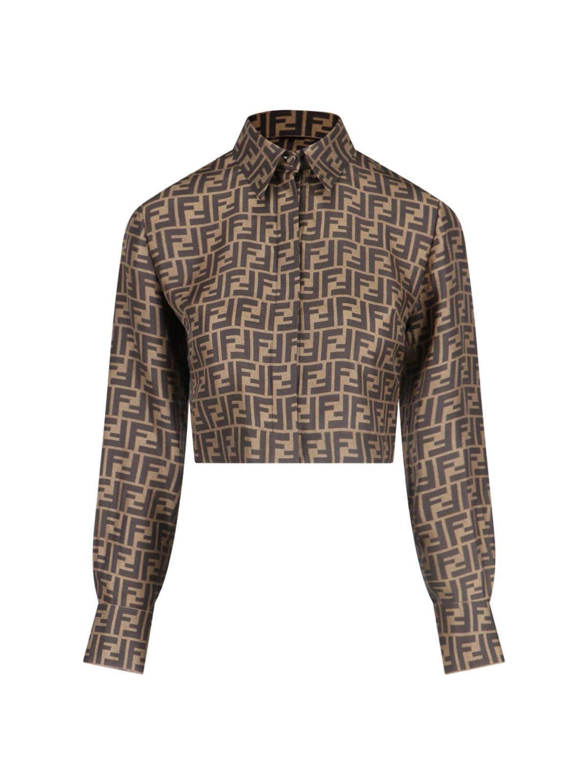 Fendi Women Ff' Crop Shirt