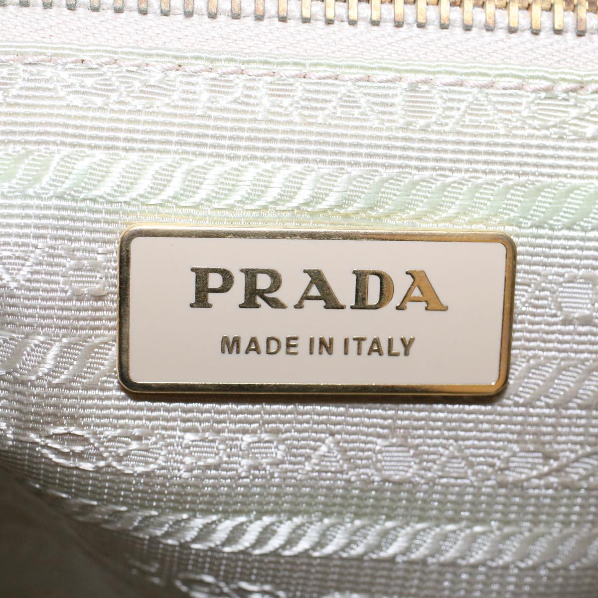 Prada Hand Bag Nylon 2way Gray  48005