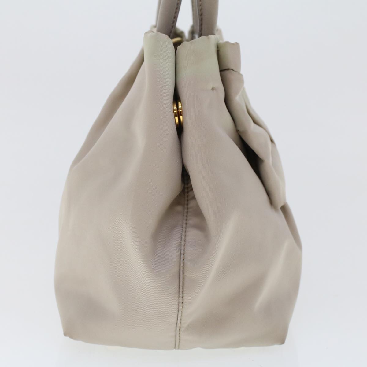 Prada Hand Bag Nylon 2way Gray  48005