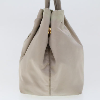 Prada Hand Bag Nylon 2way Gray  48005