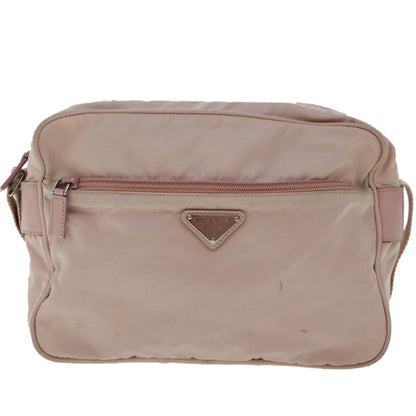 Prada Shoulder Bag Nylon Pink  48006