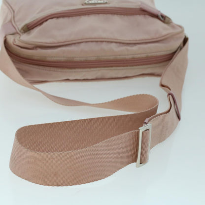 Prada Shoulder Bag Nylon Pink  48006