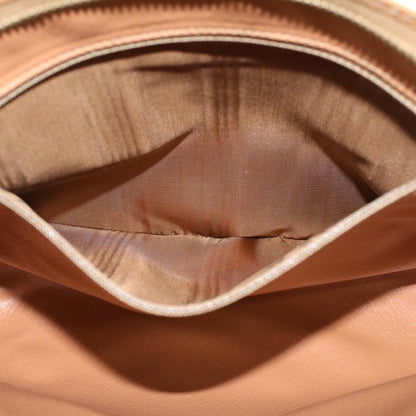 Celine Macadam Canvas Clutch Bag PVC Leather Beige  48156