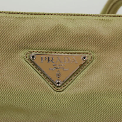 Prada Tote Bag Nylon Beige  48194