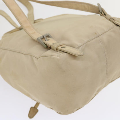 Prada Backpack Nylon Beige  48226