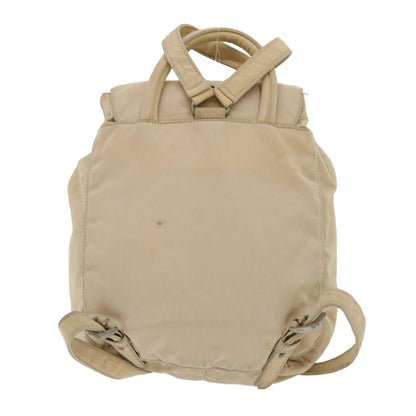 Prada Backpack Nylon Beige  48226