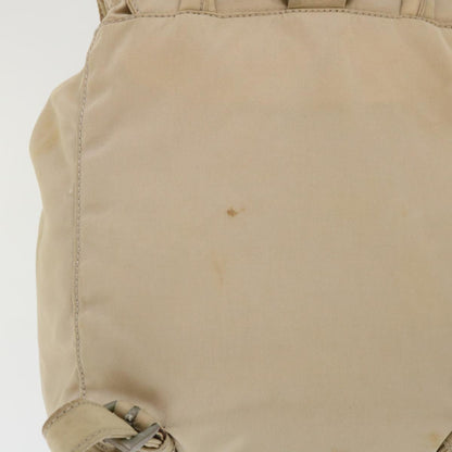 Prada Backpack Nylon Beige  48226