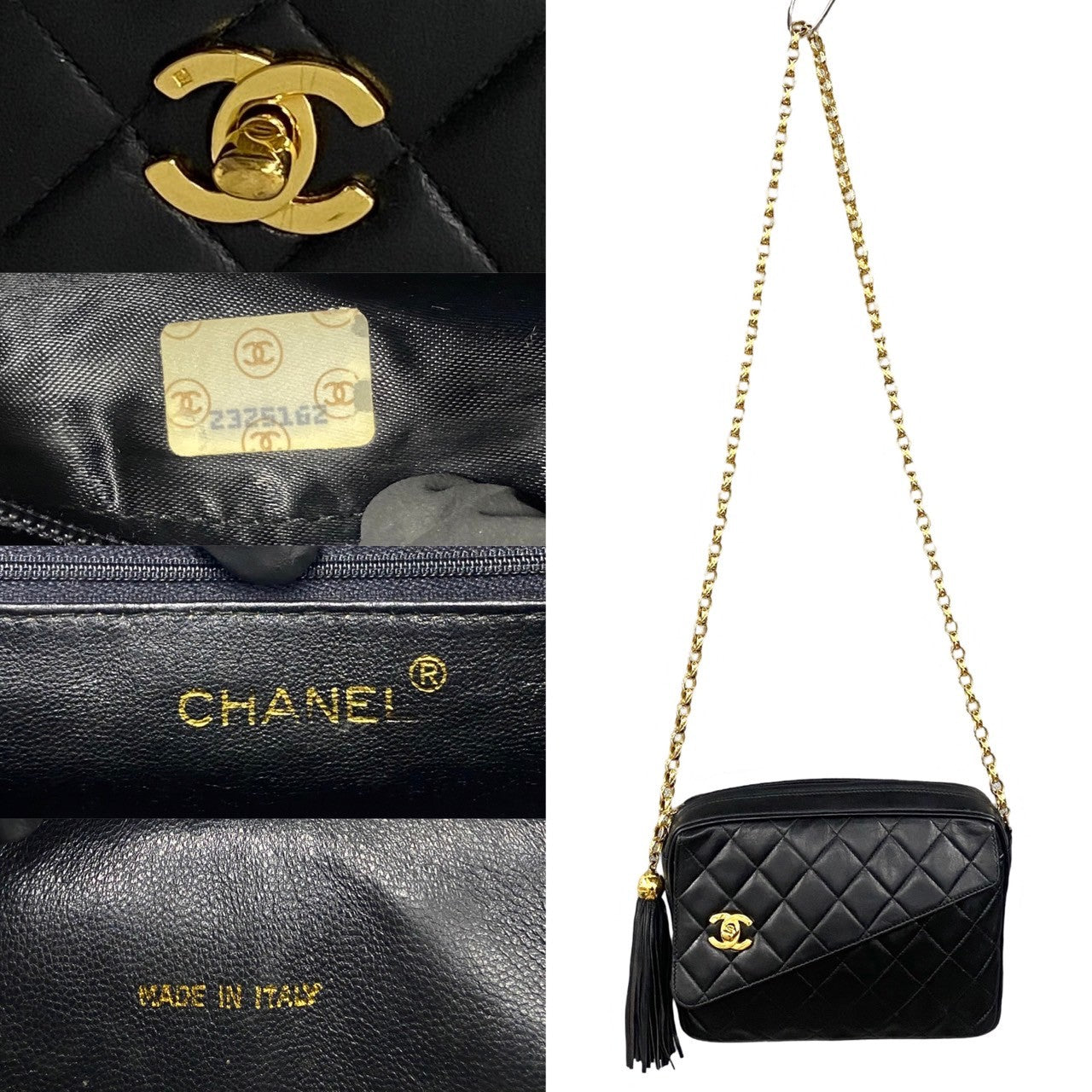 Chanel CC Matelasse Camera Bag  Leather Crossbody Bag in Good condition