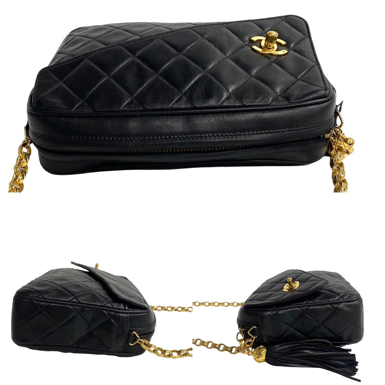 Chanel CC Matelasse Camera Bag  Leather Crossbody Bag in Good condition