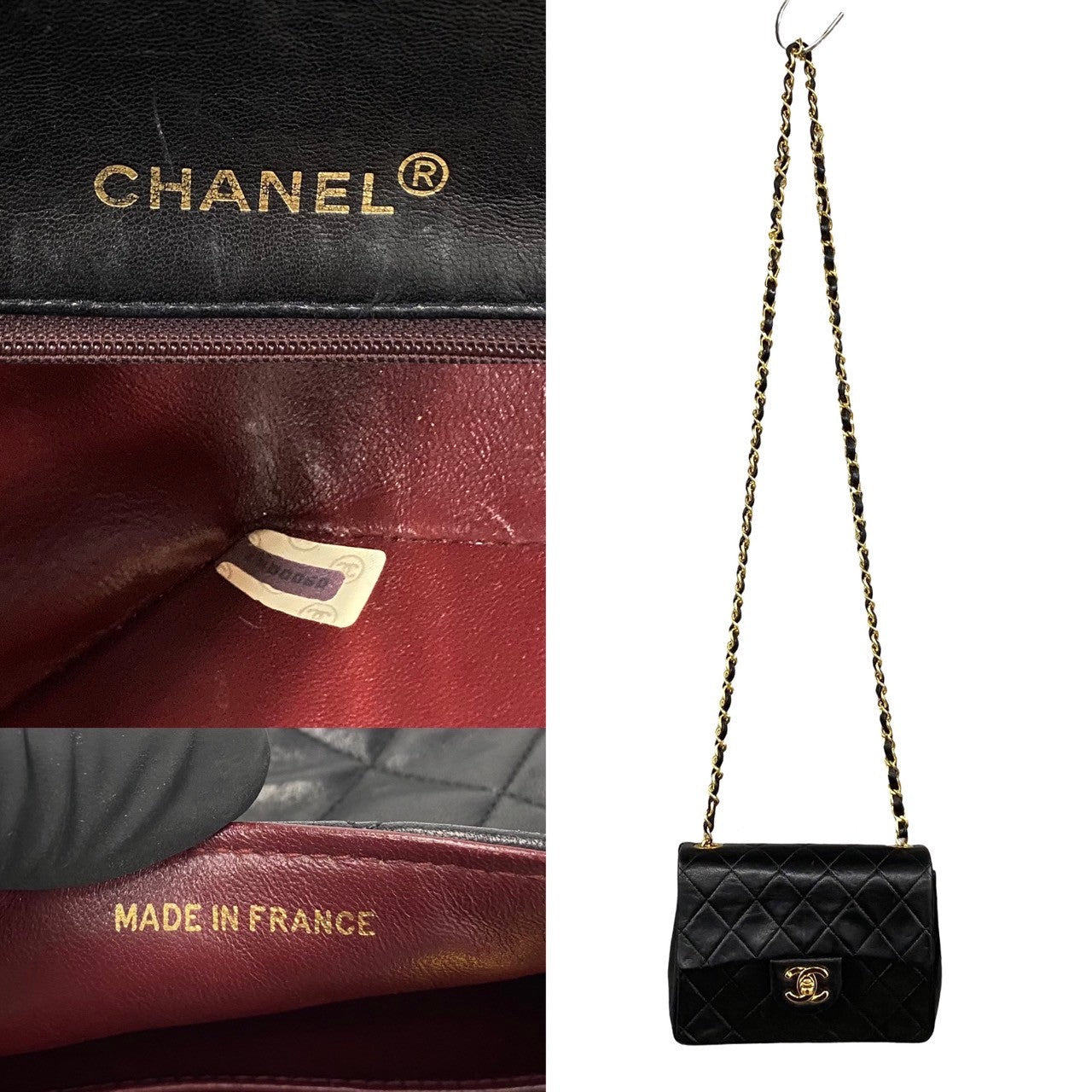 Chanel Mini Classic Single Flap Bag  Leather Crossbody Bag in Good condition
