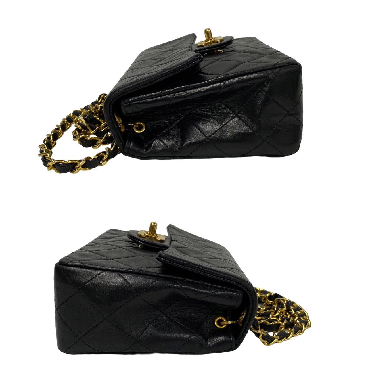 Chanel Mini Classic Single Flap Bag  Leather Crossbody Bag in Good condition