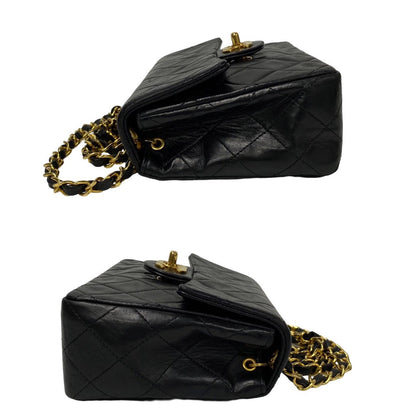 Chanel Mini Classic Single Flap Bag  Leather Crossbody Bag in Good condition