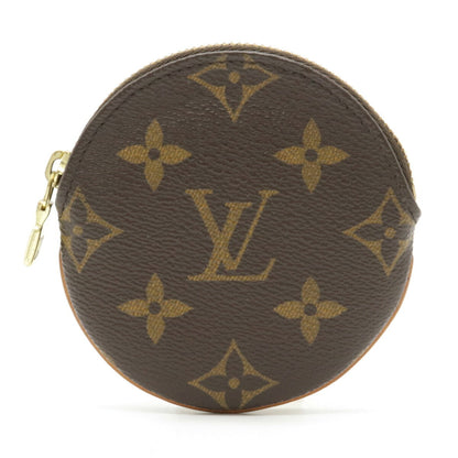 Louis Vuitton Brown Canvas Porte Monnaie Rond wallet accessories