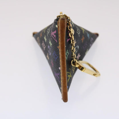 LOUIS VUITTON Monogram Multicolor Berlingo Coin Purse Black M58029 LV  48390