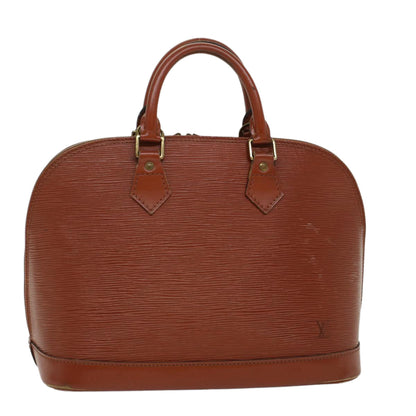 LOUIS VUITTON Epi Alma Hand Bag Brown M5214D LV  48436