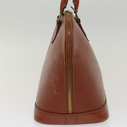 LOUIS VUITTON Epi Alma Hand Bag Brown M5214D LV  48436
