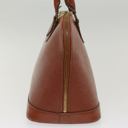 LOUIS VUITTON Epi Alma Hand Bag Brown M5214D LV  48436