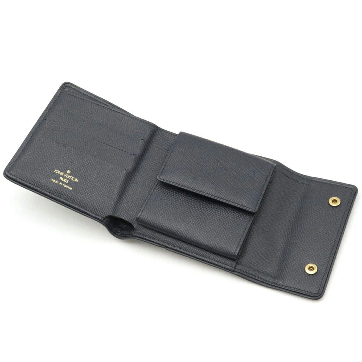 Louis Vuitton Navy Canvas Portefeuille wallet accessories