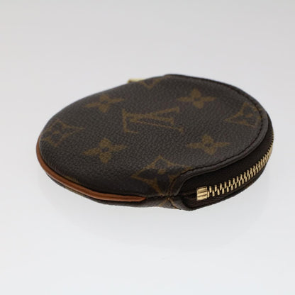 LOUIS VUITTON Monogram Porte Monnaie Rond Coin Purse M61926 LV  48497
