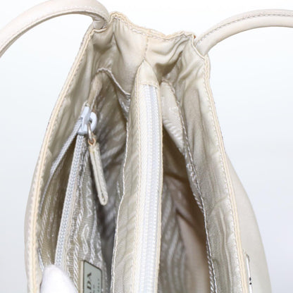 Prada Tote Bag Nylon Ivory  48758