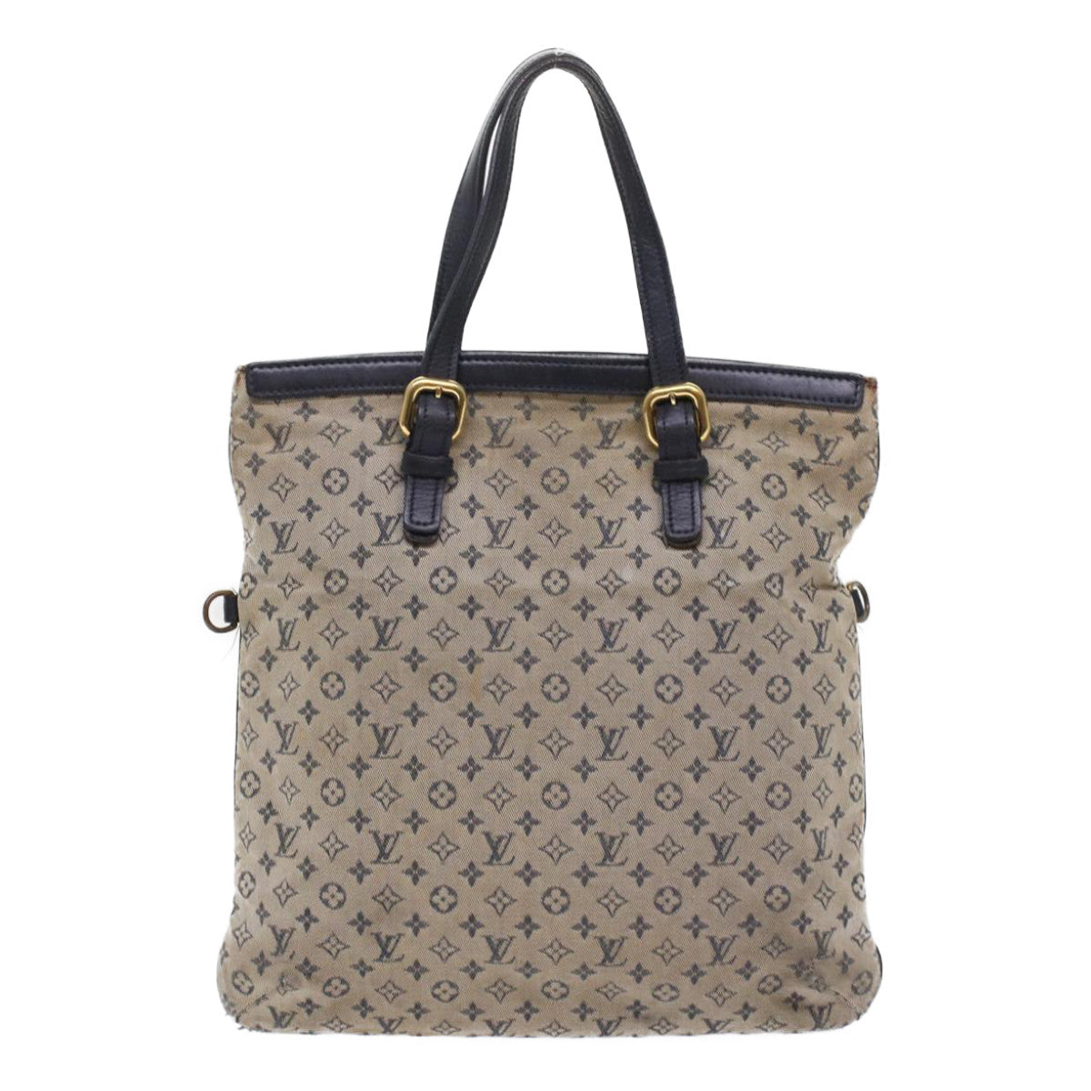 LOUIS VUITTON Monogram Mini Franoise Tote Bag 2way Blue M92208 LV  48808